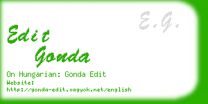 edit gonda business card
